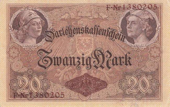 20 Mark Serie F 1914